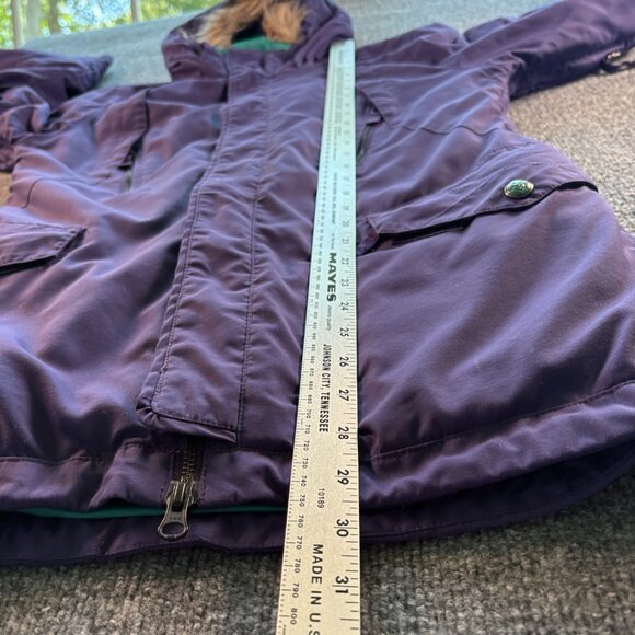 Burton The White Collection Women's Ski Parka Jacket Purple Full Zip Size Medium - Picture 10 of 11